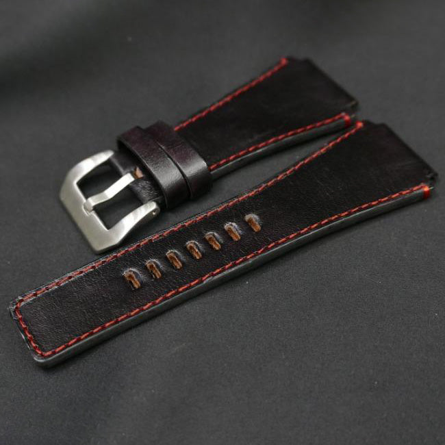 BLACK CALF LEATHER STRAP