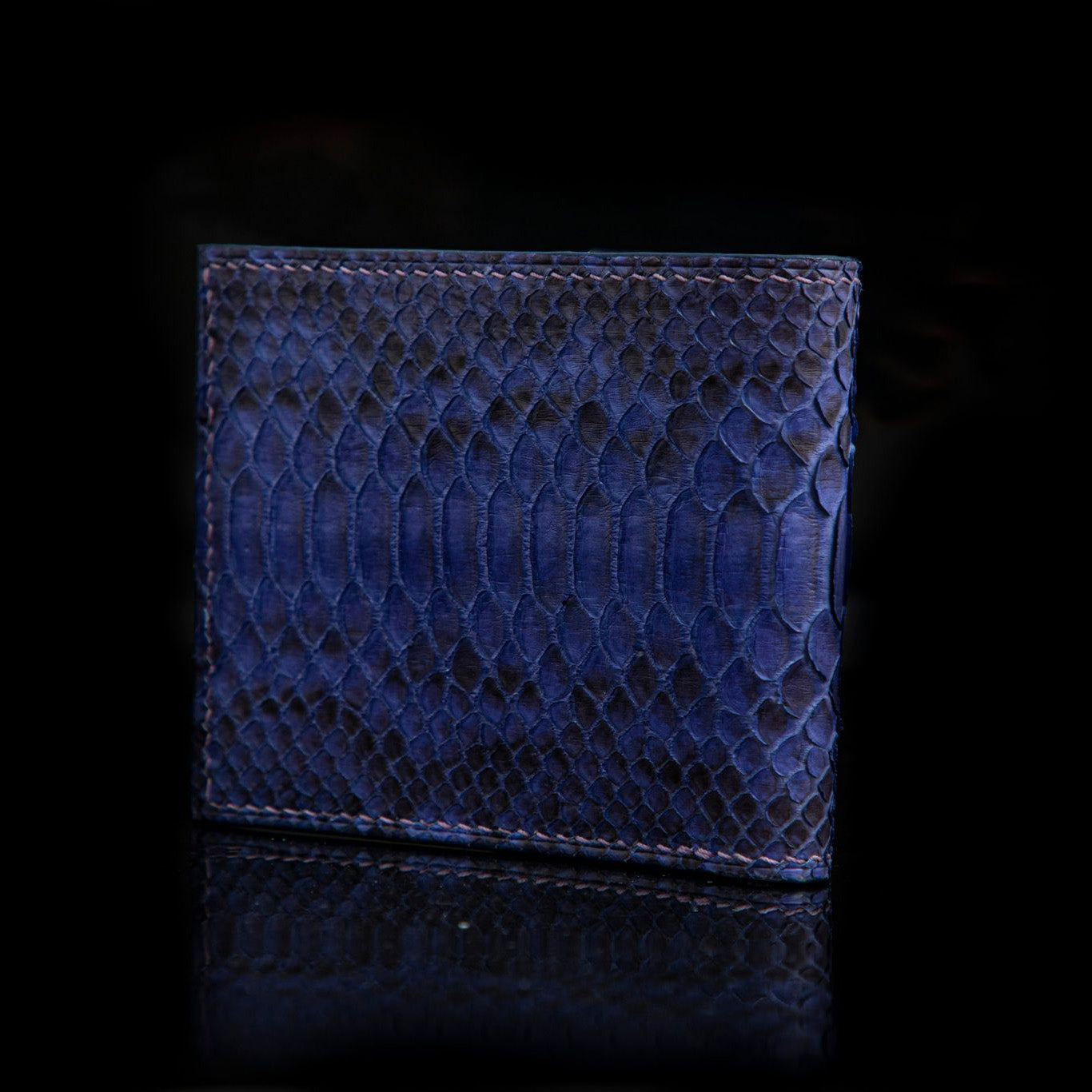 PURPLE PYTHON LEATHER WALLET