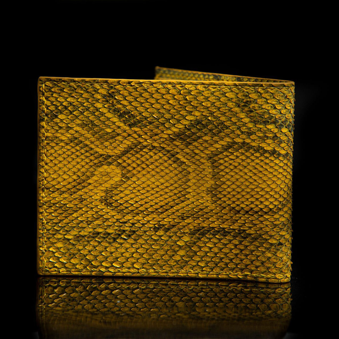 YELLOW PYTHON LEATHER WALLET