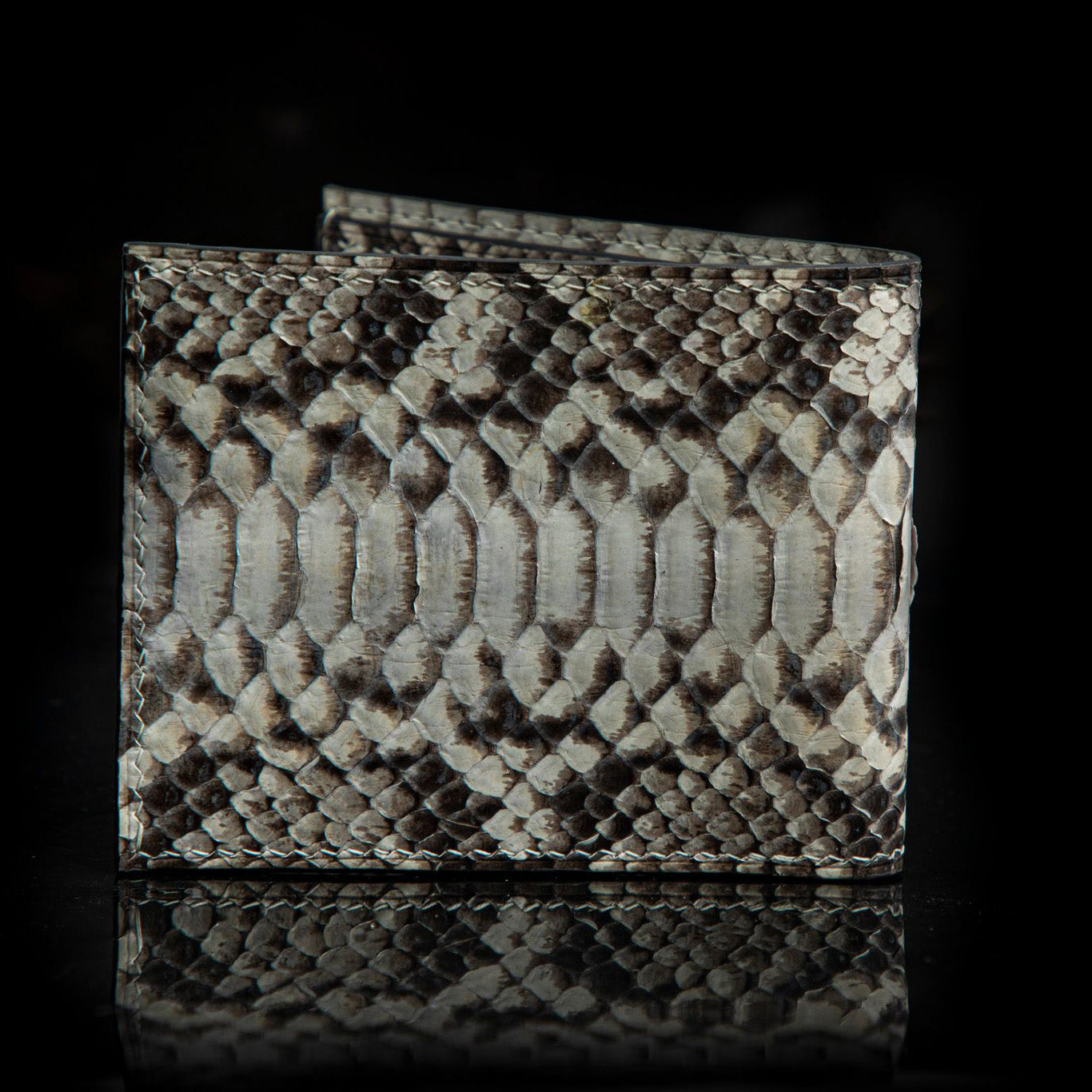WHITE PYTHON LEATHER WALLET
