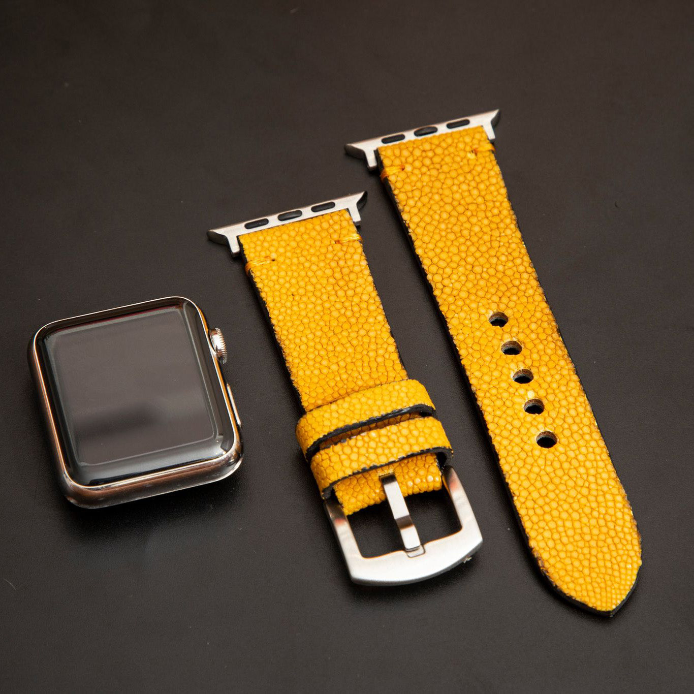 YELLOW STINGRAY LEATHER STRAP