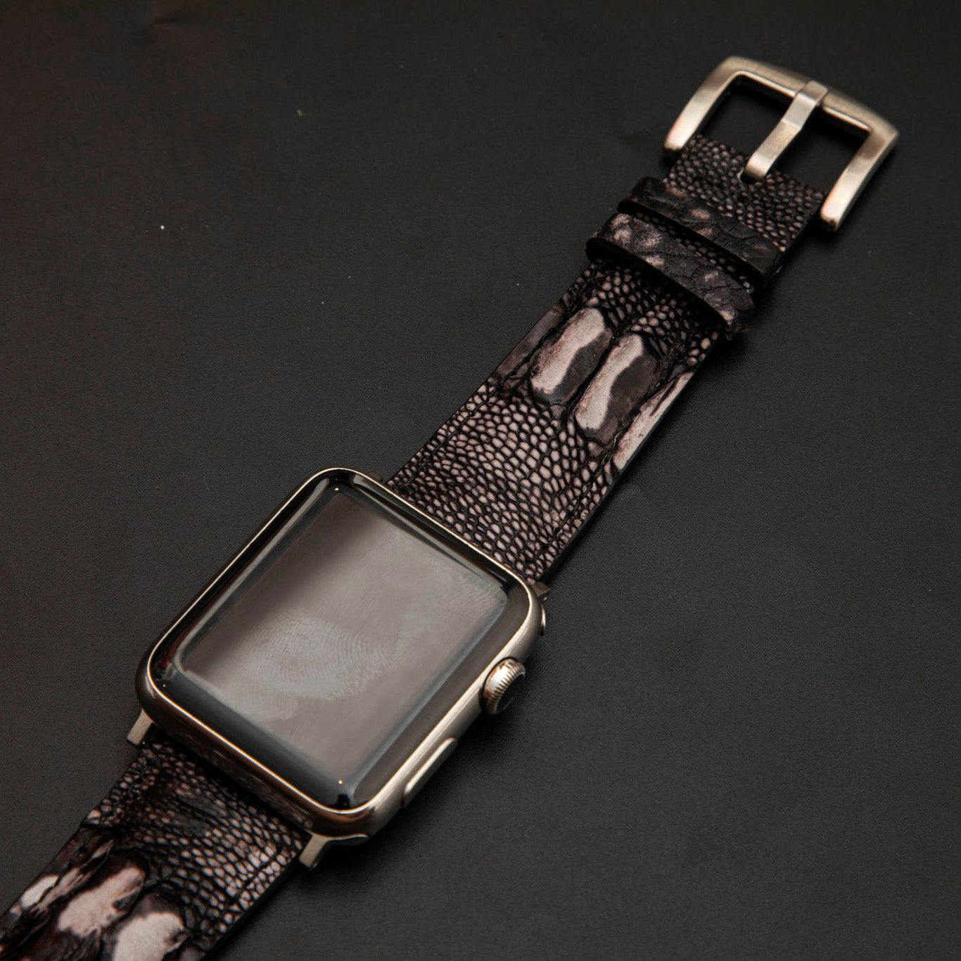 PURPLE OSTRICH LEATHER STRAP