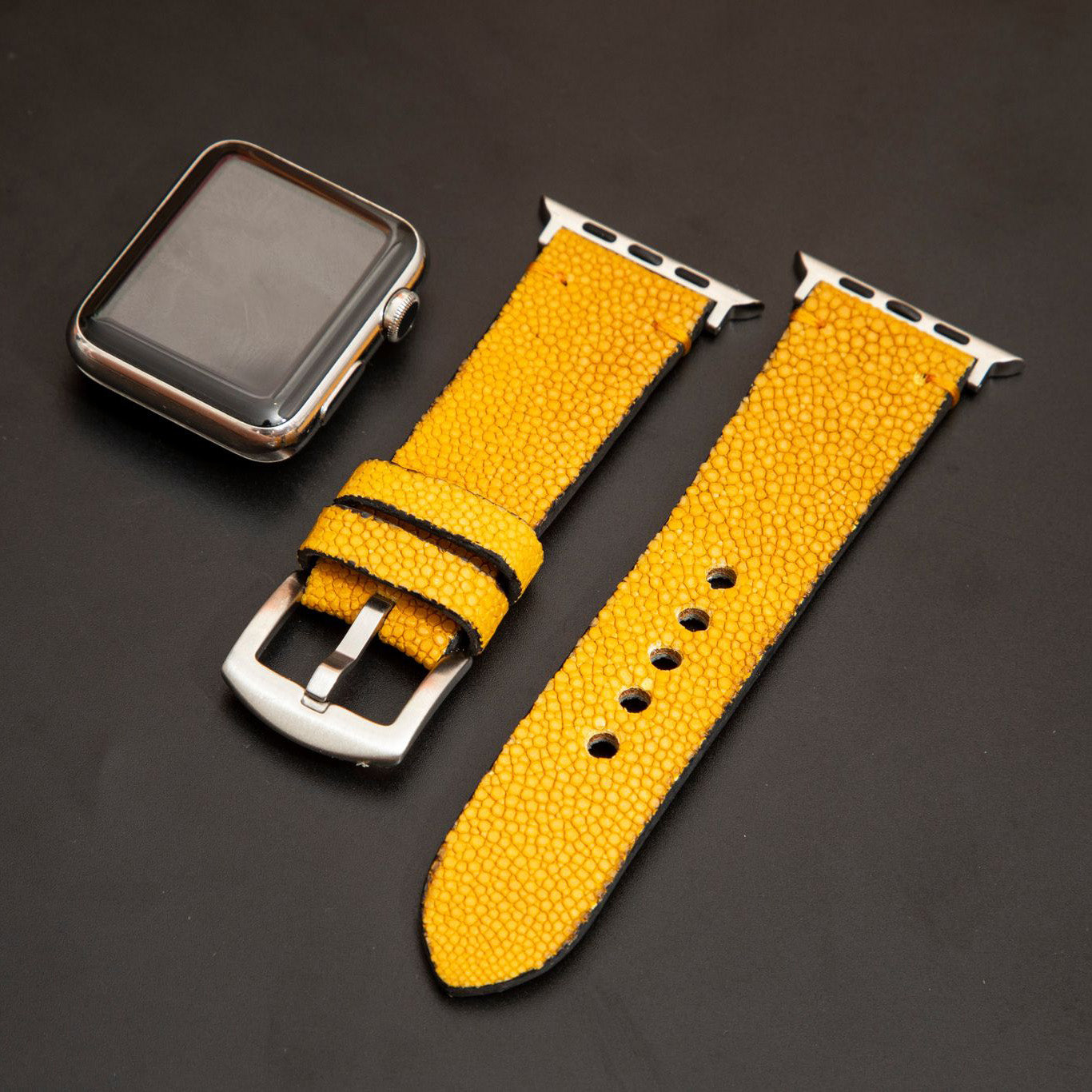 YELLOW STINGRAY LEATHER STRAP