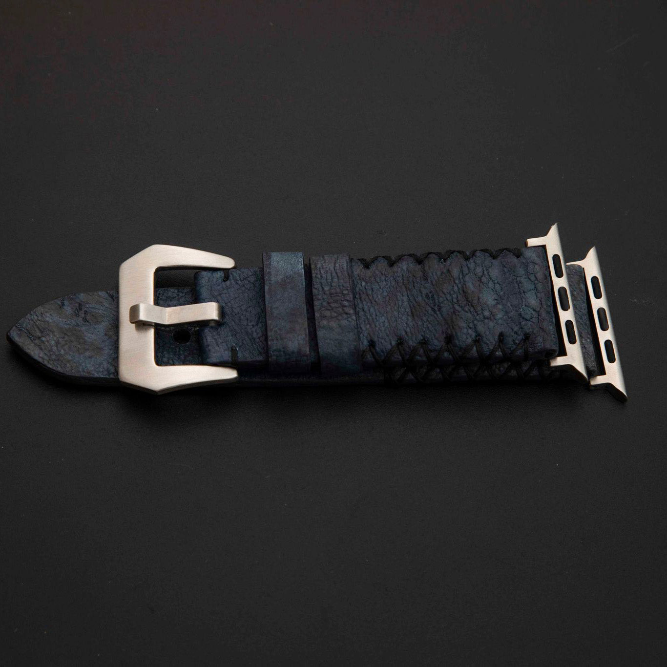 BLUE TOAD LEATHER STRAP