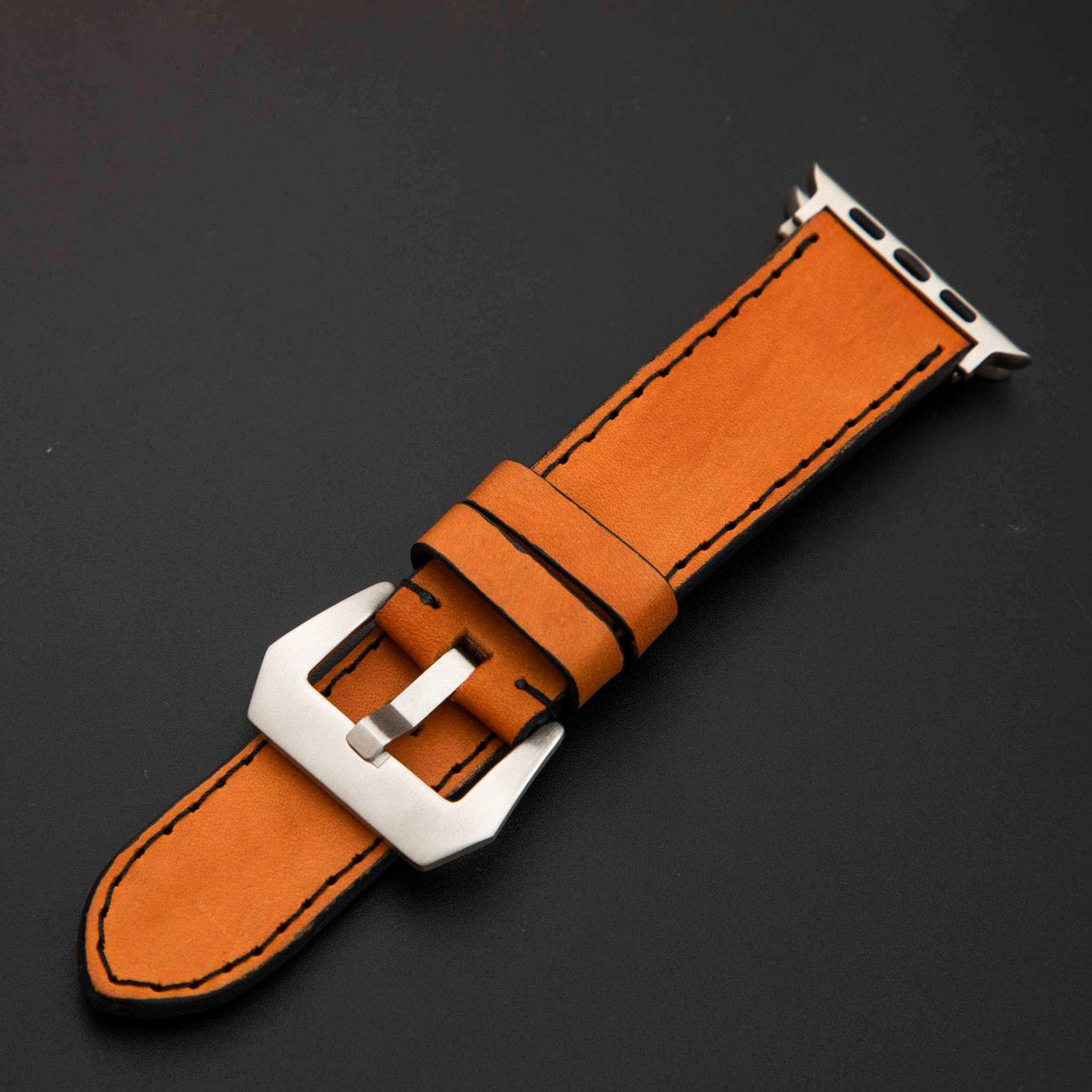 ORANGE CALF LEATHER STRAP