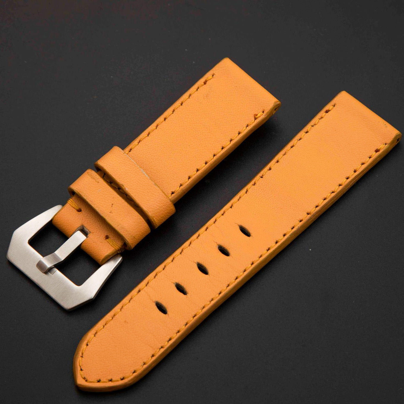 YELLOW CALF LEATHER STRAP
