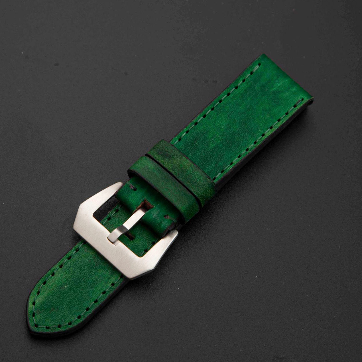 GREEN CALF LEATHER STRAP