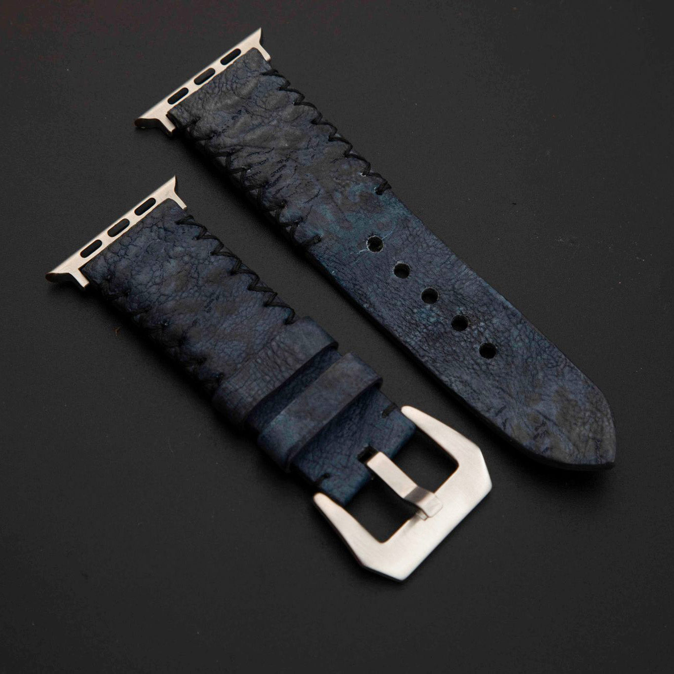 BLUE TOAD LEATHER STRAP
