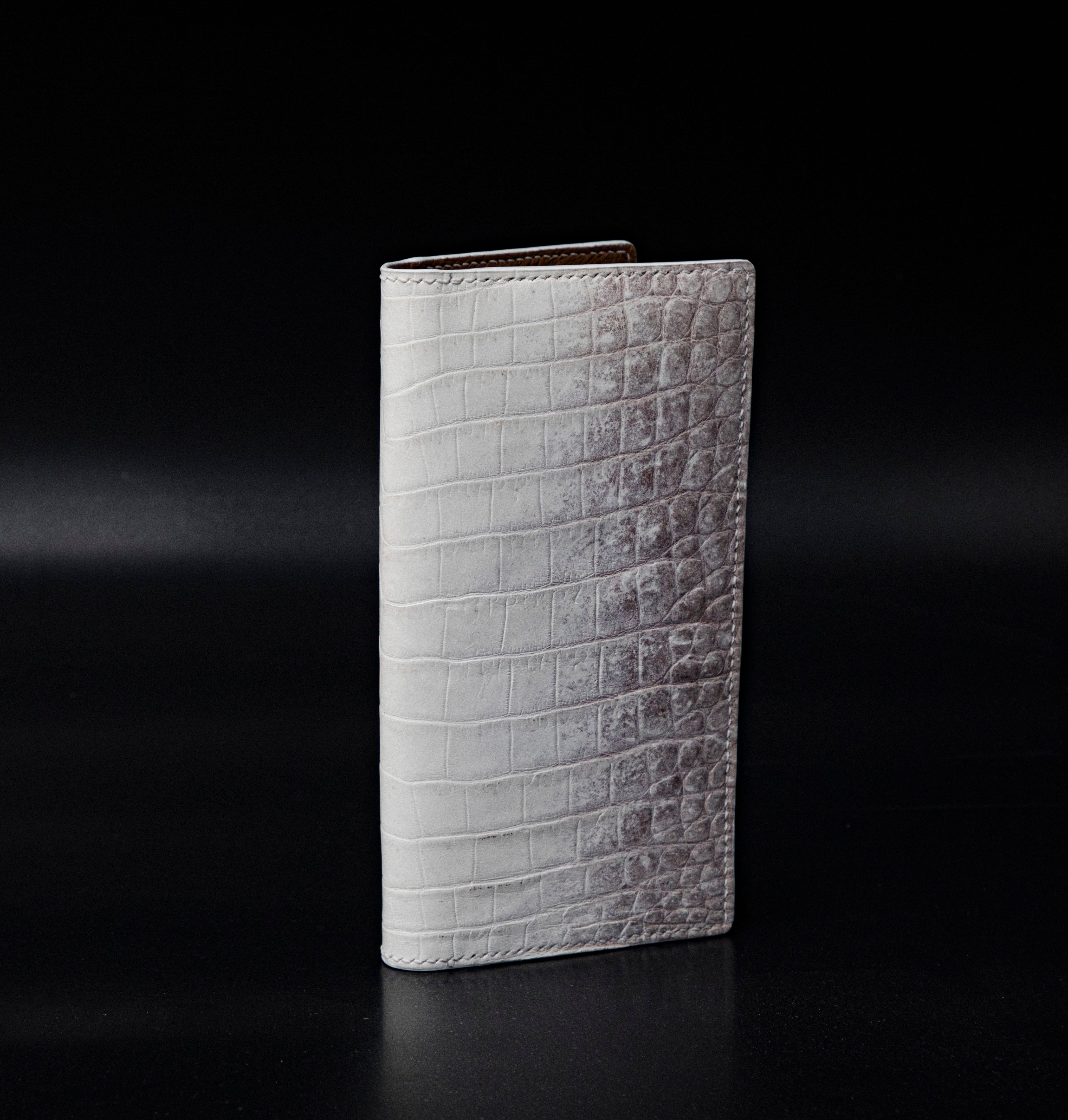Himalaya Crocodile leather long wallet