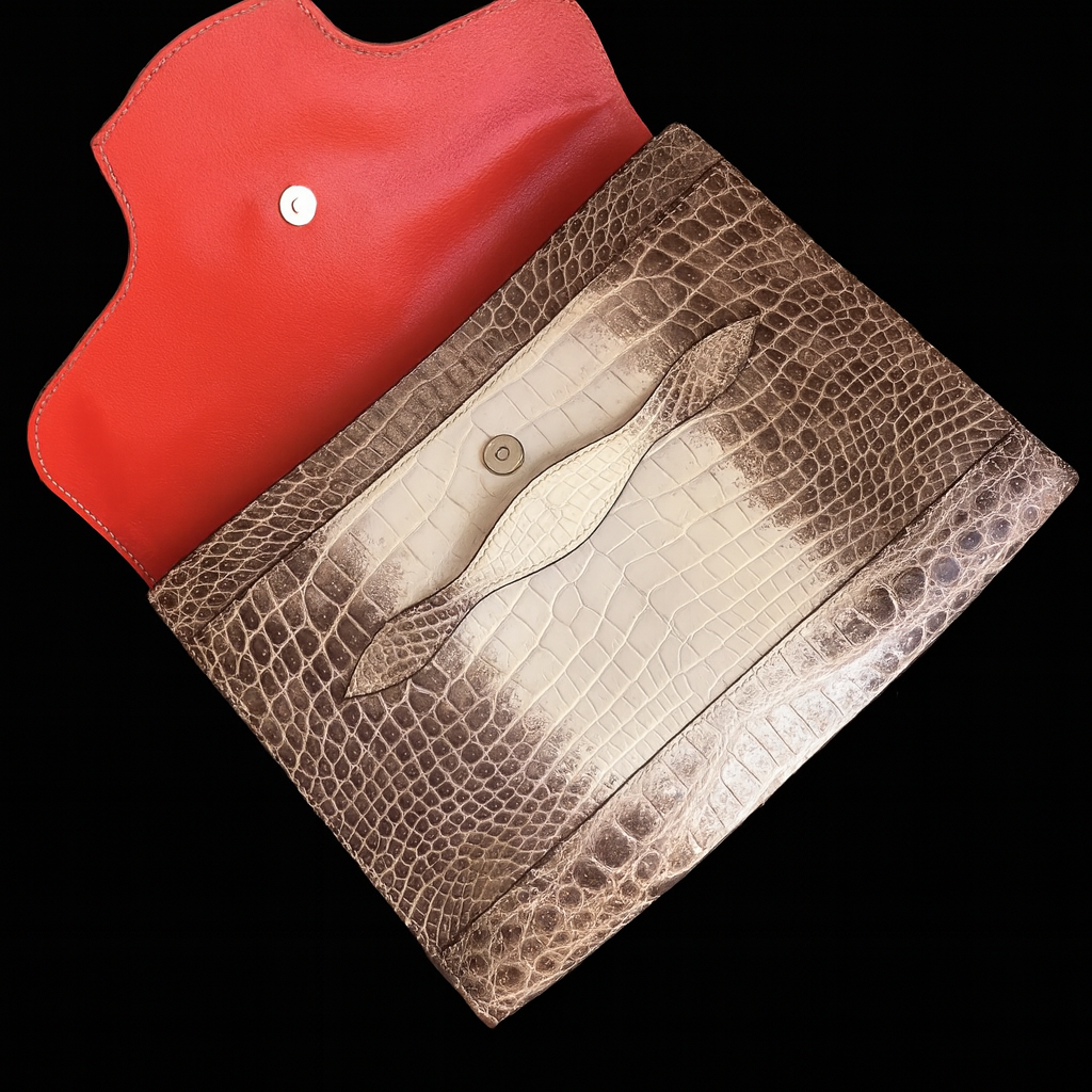 HIAMALAYA HANDMADE GENUINE CROCODILE LAPTOP SLEEVE