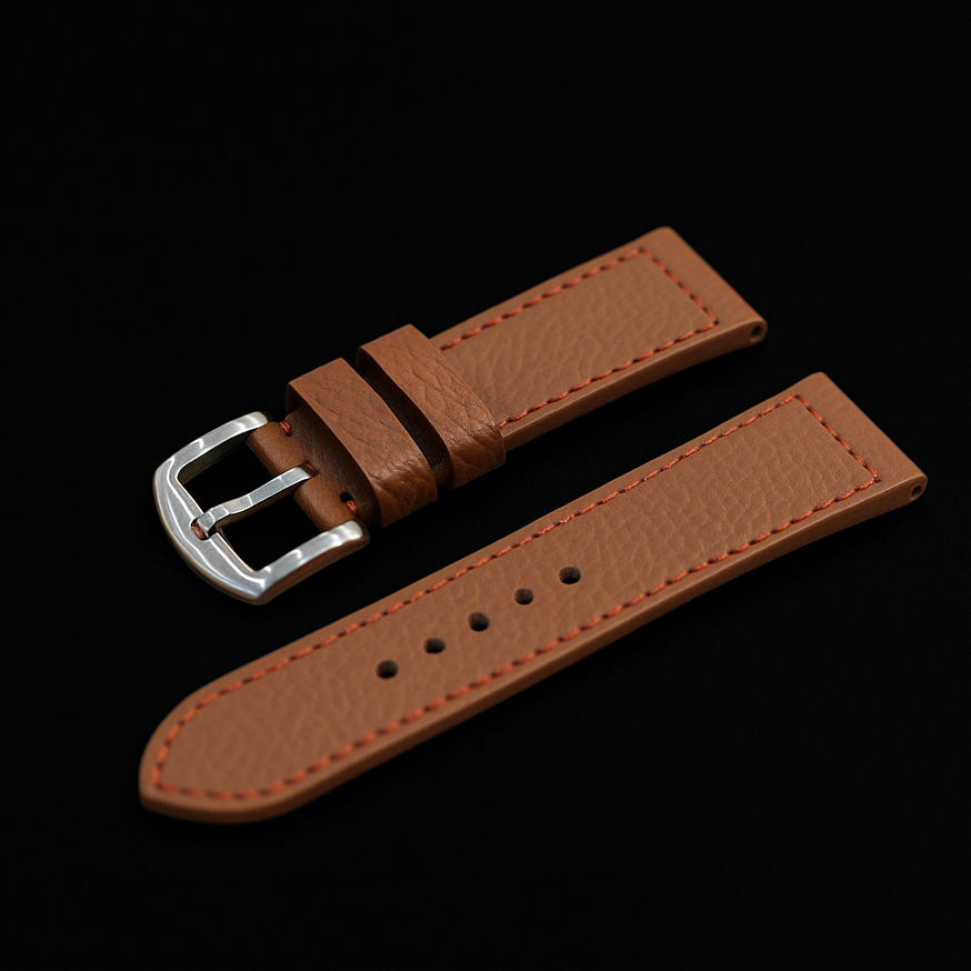 BROWN CALF LEATHER STRAP