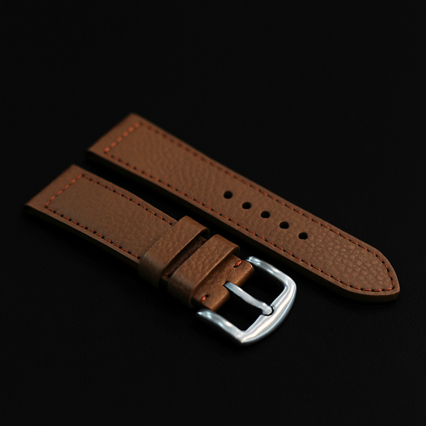 BROWN CALF LEATHER STRAP