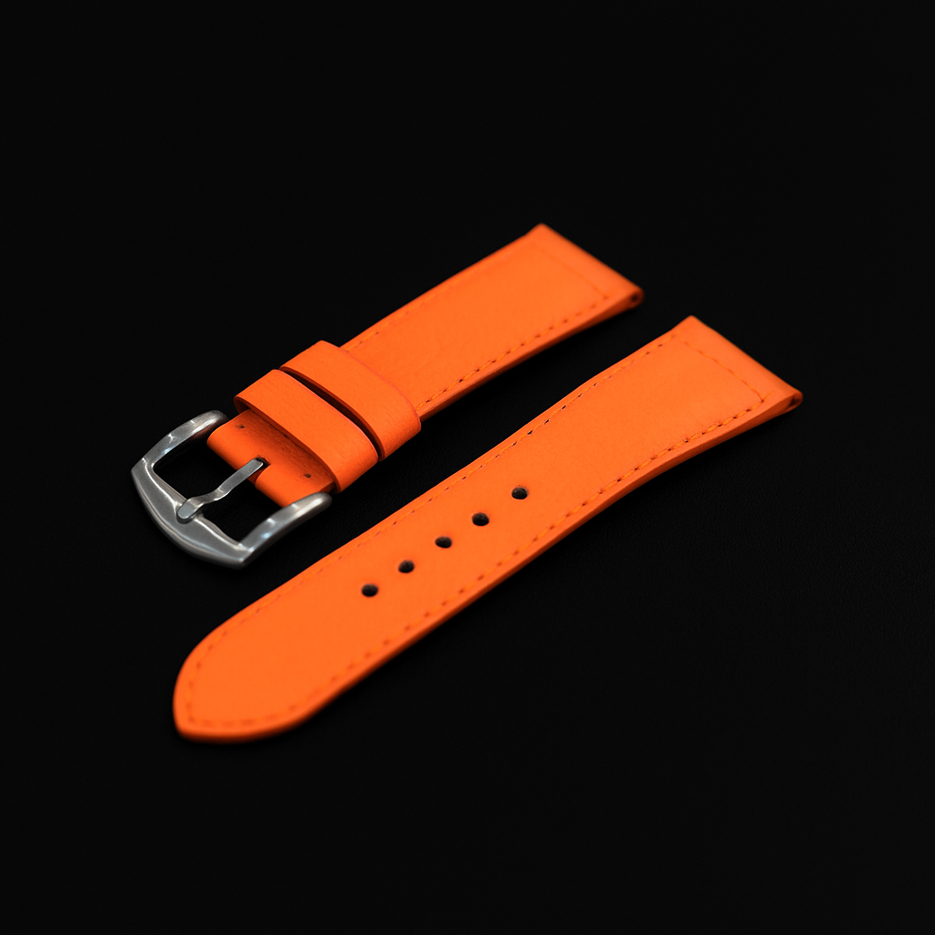 ORANGE CALF LEATHER STRAP