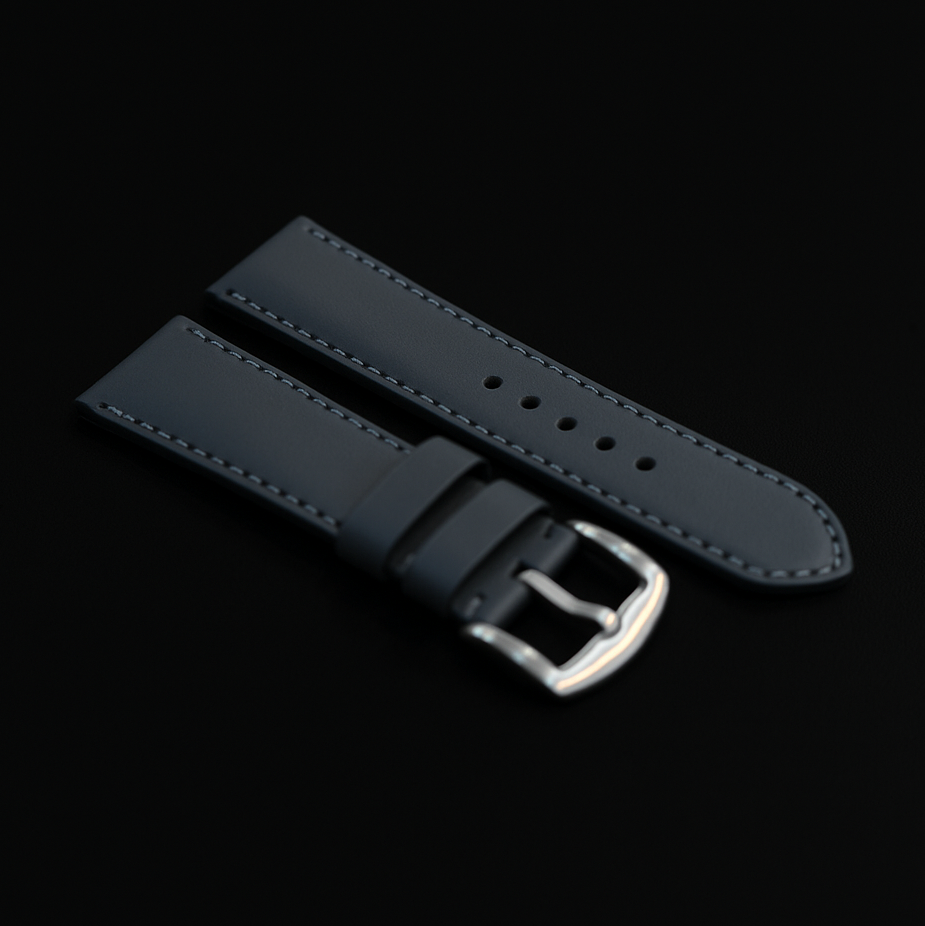 GREY CALF LEATHER STRAP
