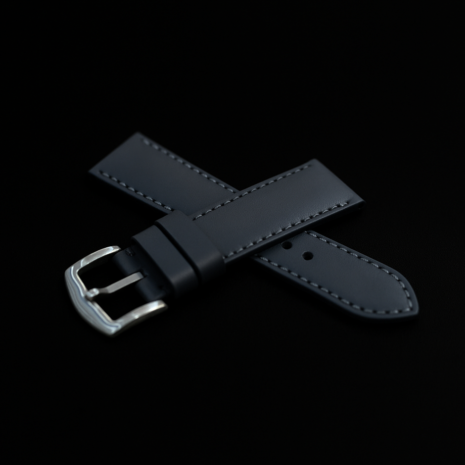 GREY CALF LEATHER STRAP