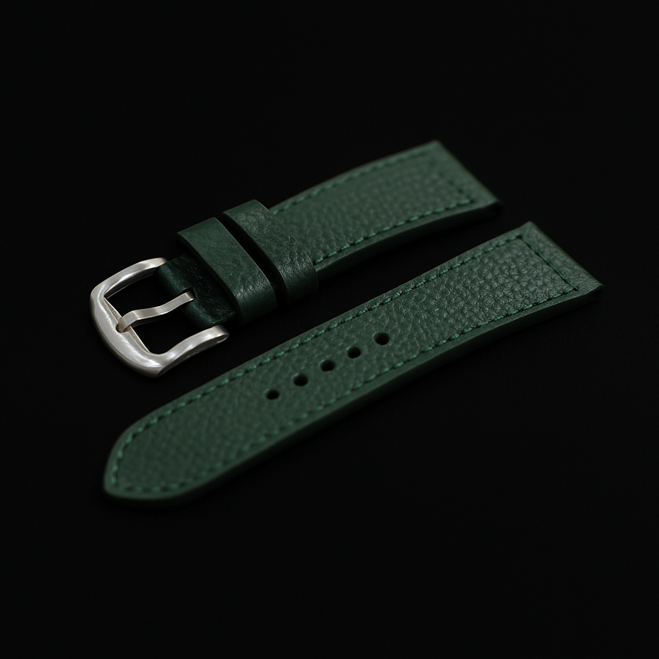 GREEN CALF LEATHER STRAP