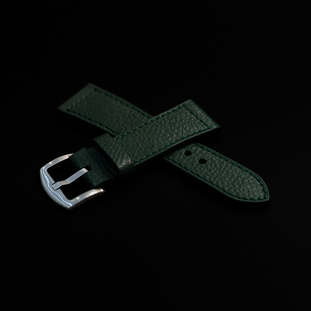 GREEN CALF LEATHER STRAP