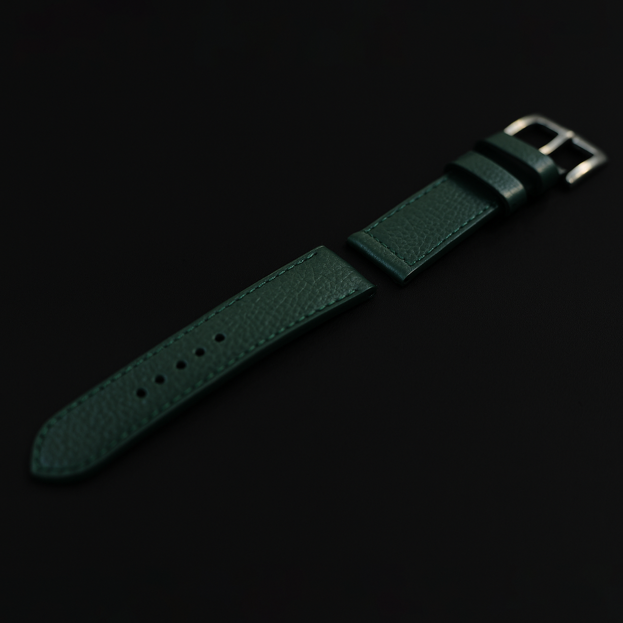GREEN CALF LEATHER STRAP