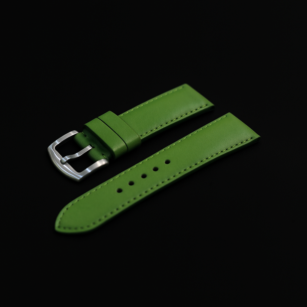 GREEN CALF LEATHER STRAP