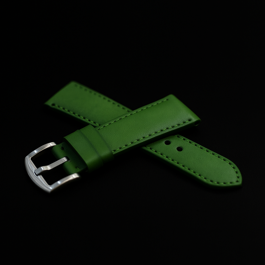 GREEN CALF LEATHER STRAP