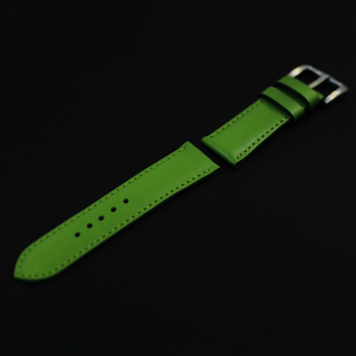 GREEN CALF LEATHER STRAP
