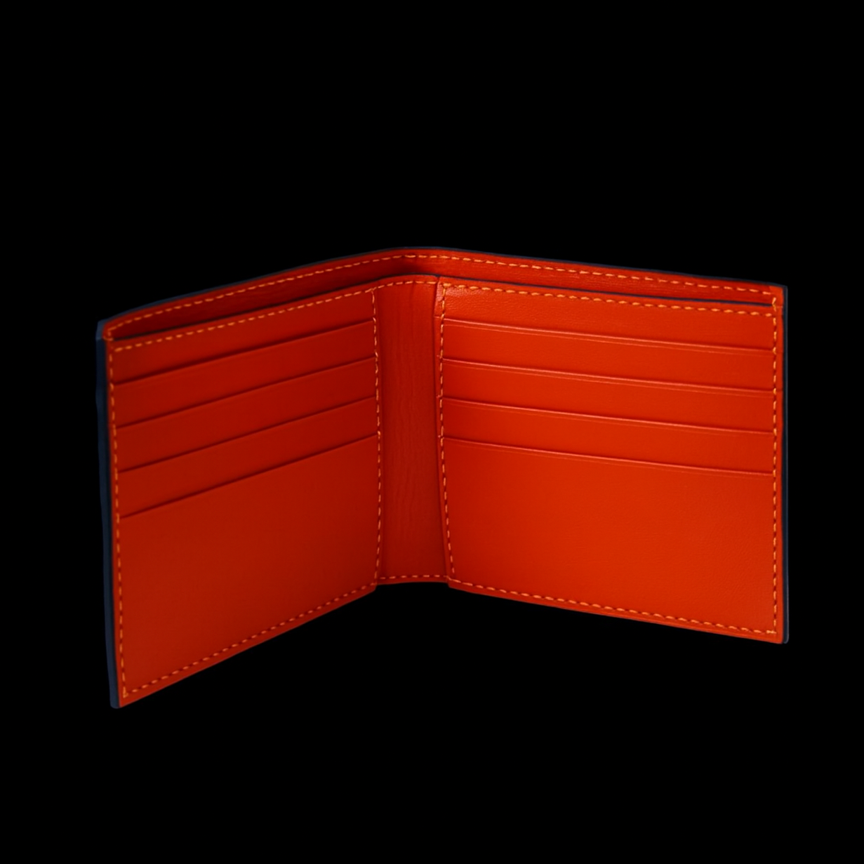 BLUE CROCODILE LEATHER WALLET