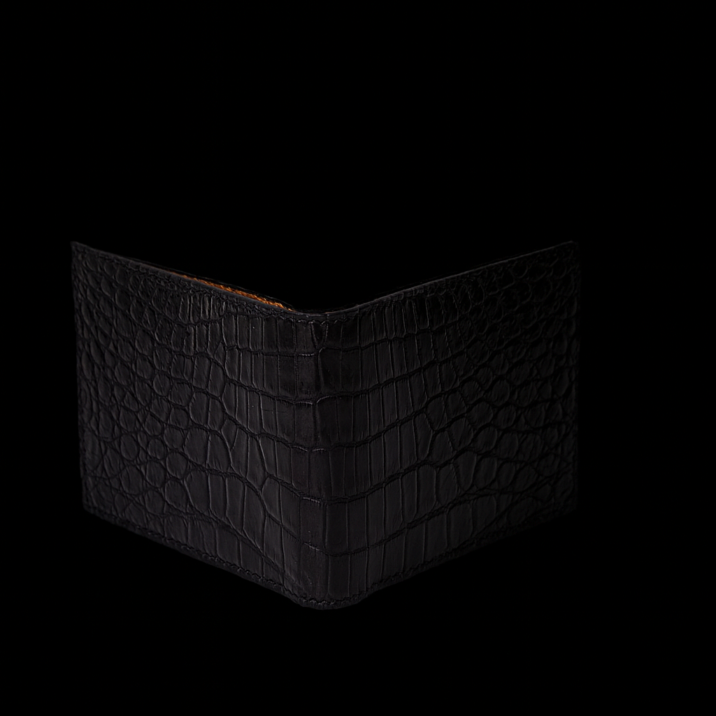 Black Crocodile leather wallet