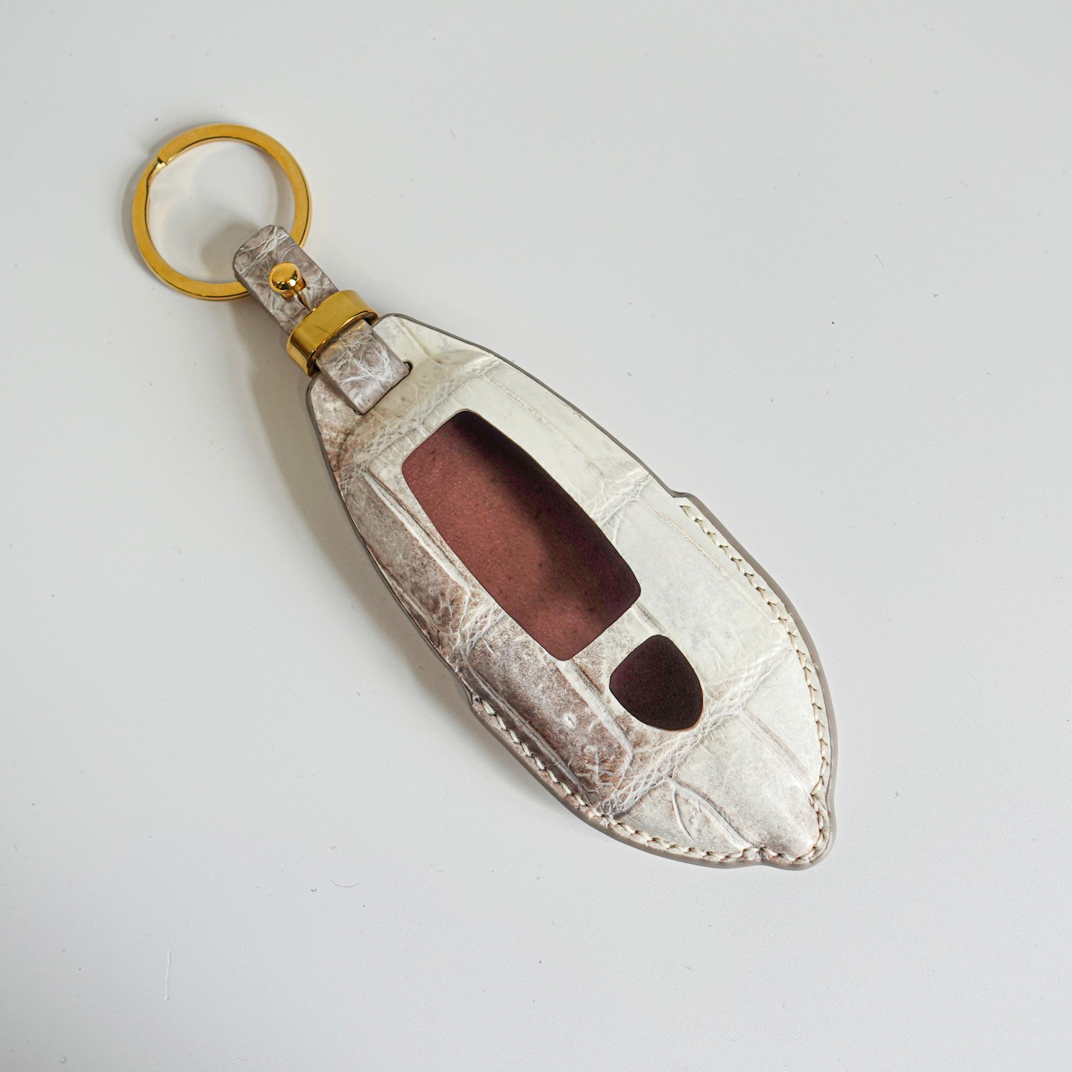 HIMALAYA HANDMADE LEATHER KEY CASE FOR LAMBORGHINI