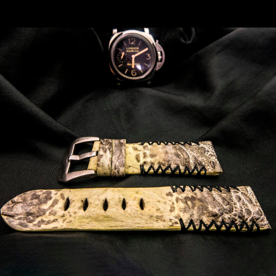 YELLOW TOAD LEATHER STRAP