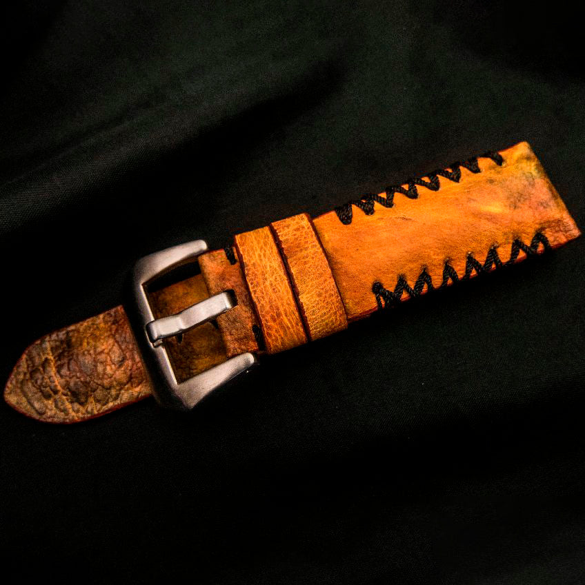 ORANGE TOAD LEATHER STRAP