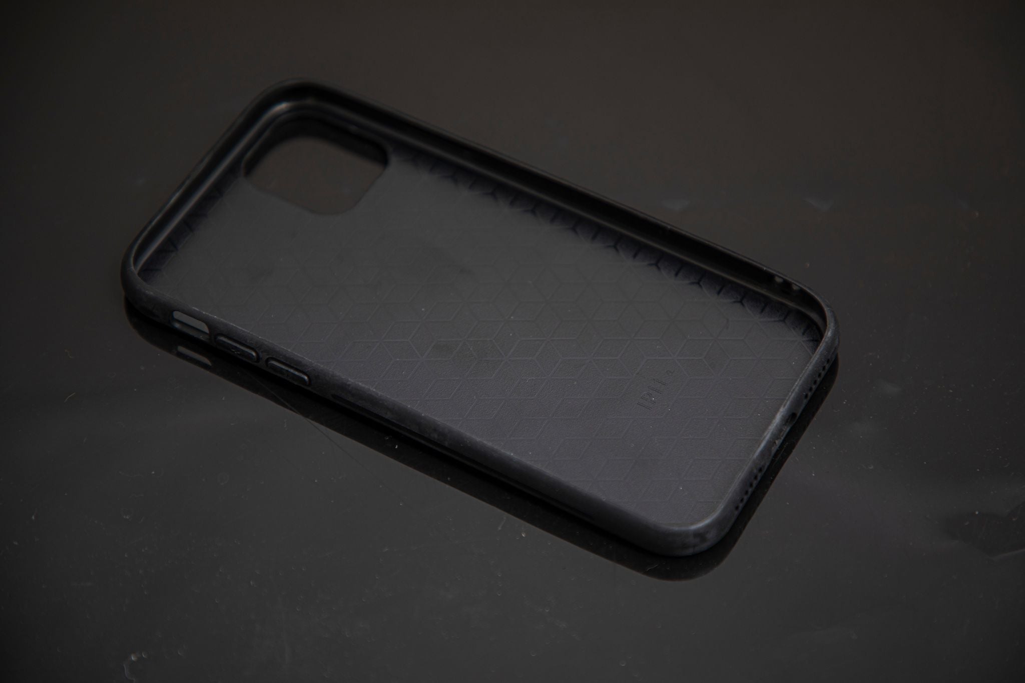 RED PYTHON LEATHER PHONE CASE