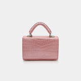 PINK HANDMADE GENUINE CROCODILE BAG