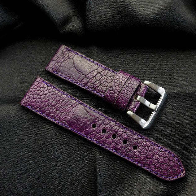 PURPLE OSTRICH LEATHER STRAP