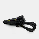 BLACK HANDMADE GENUINE CROCODILE BAG