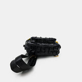 BLACK HANDMADE GENUINE CROCODILE BAG