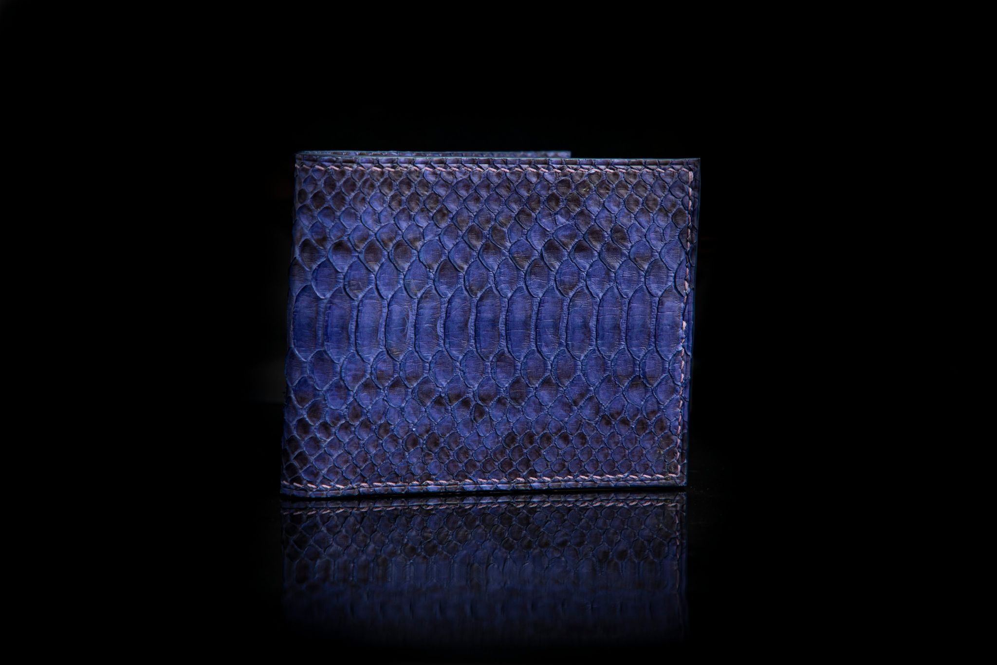 PURPLE PYTHON LEATHER WALLET