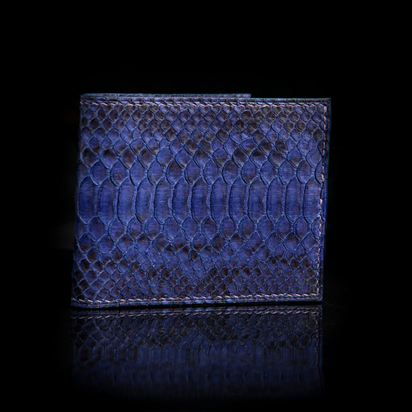 PURPLE PYTHON LEATHER WALLET