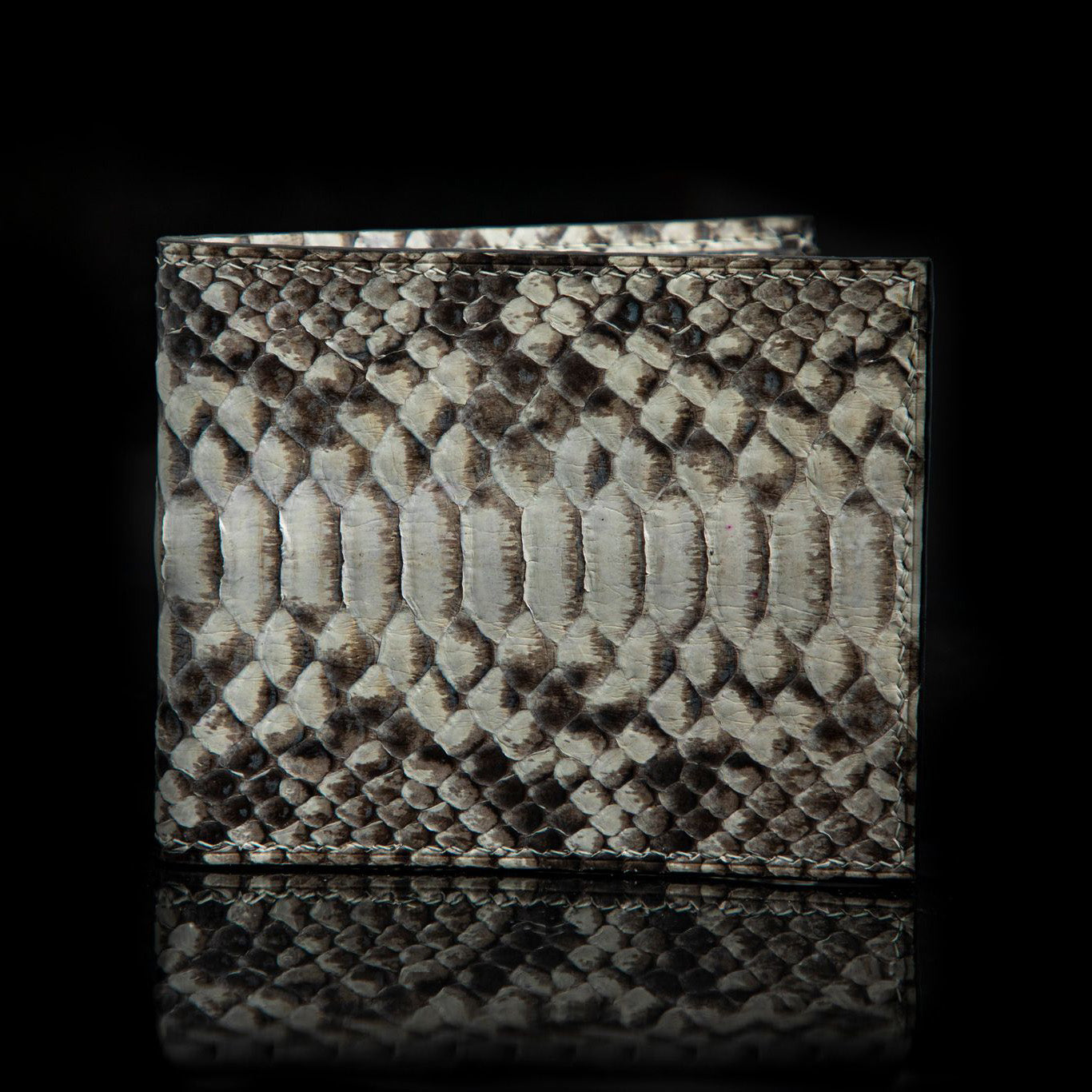 WHITE PYTHON LEATHER WALLET