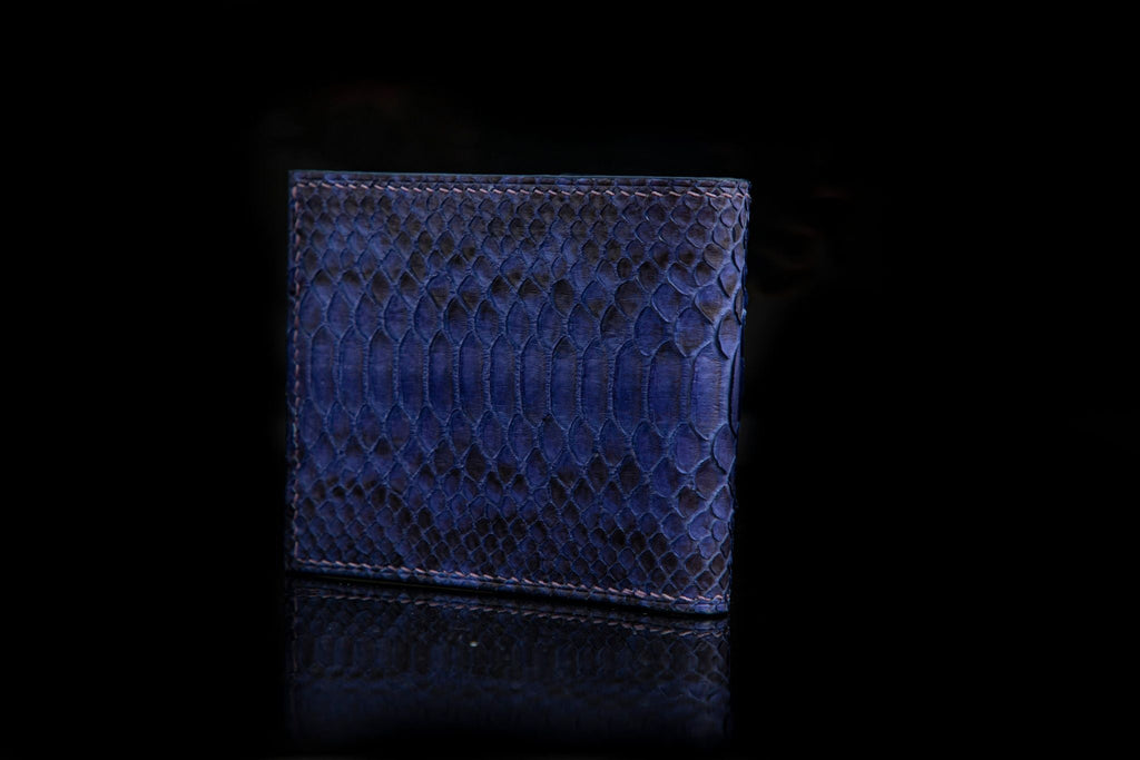 PURPLE PYTHON LEATHER WALLET