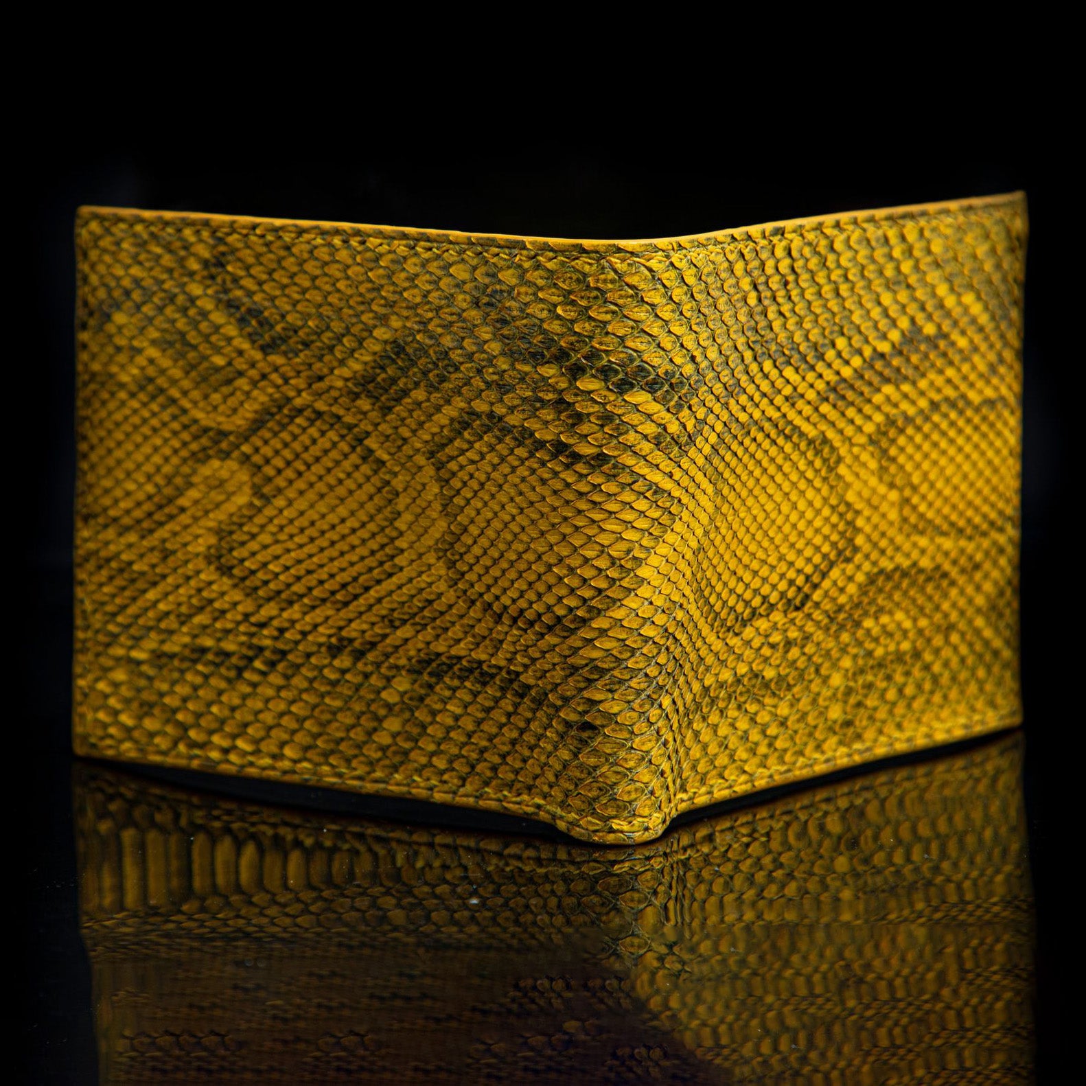 YELLOW PYTHON LEATHER WALLET