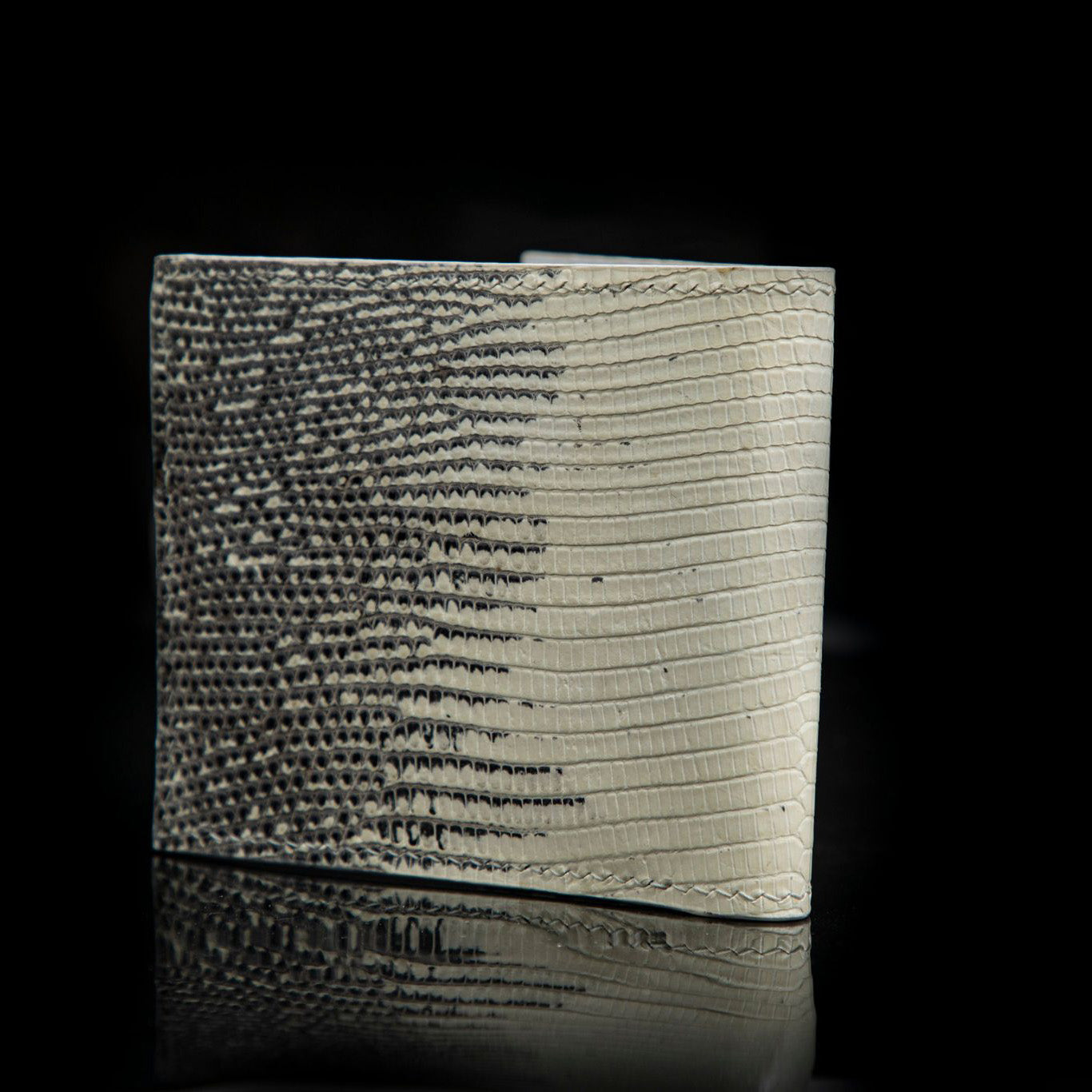 WHITE LIZARD LEATHER WALLET