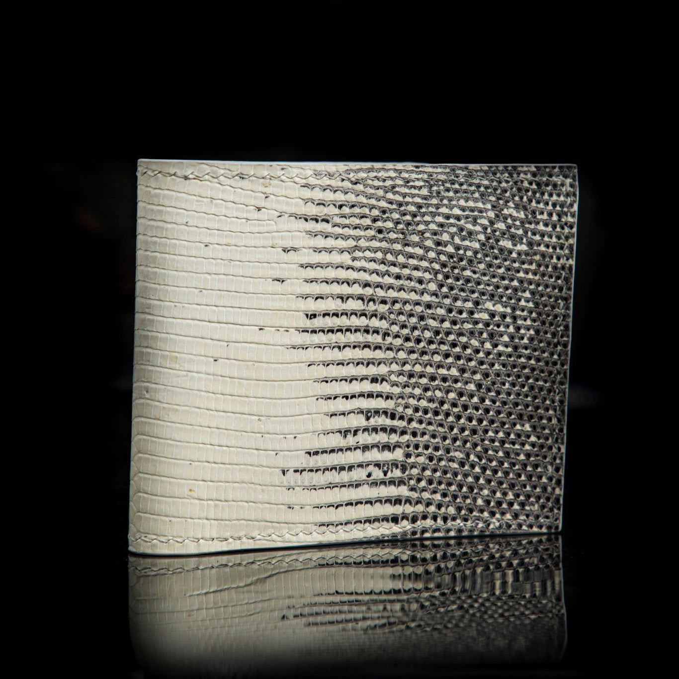 WHITE LIZARD LEATHER WALLET