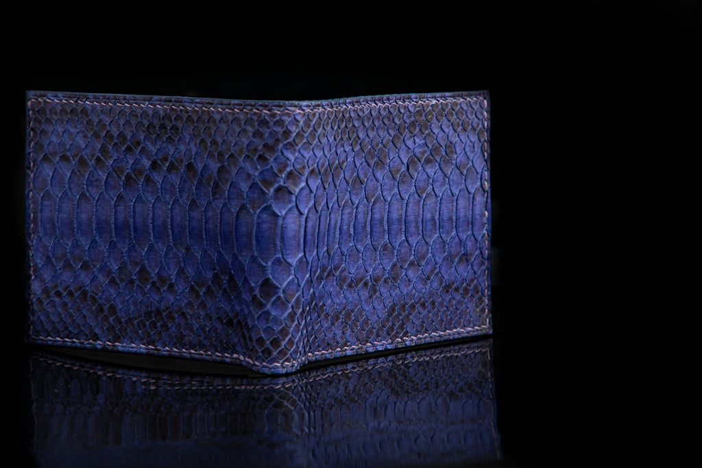 PURPLE PYTHON LEATHER WALLET