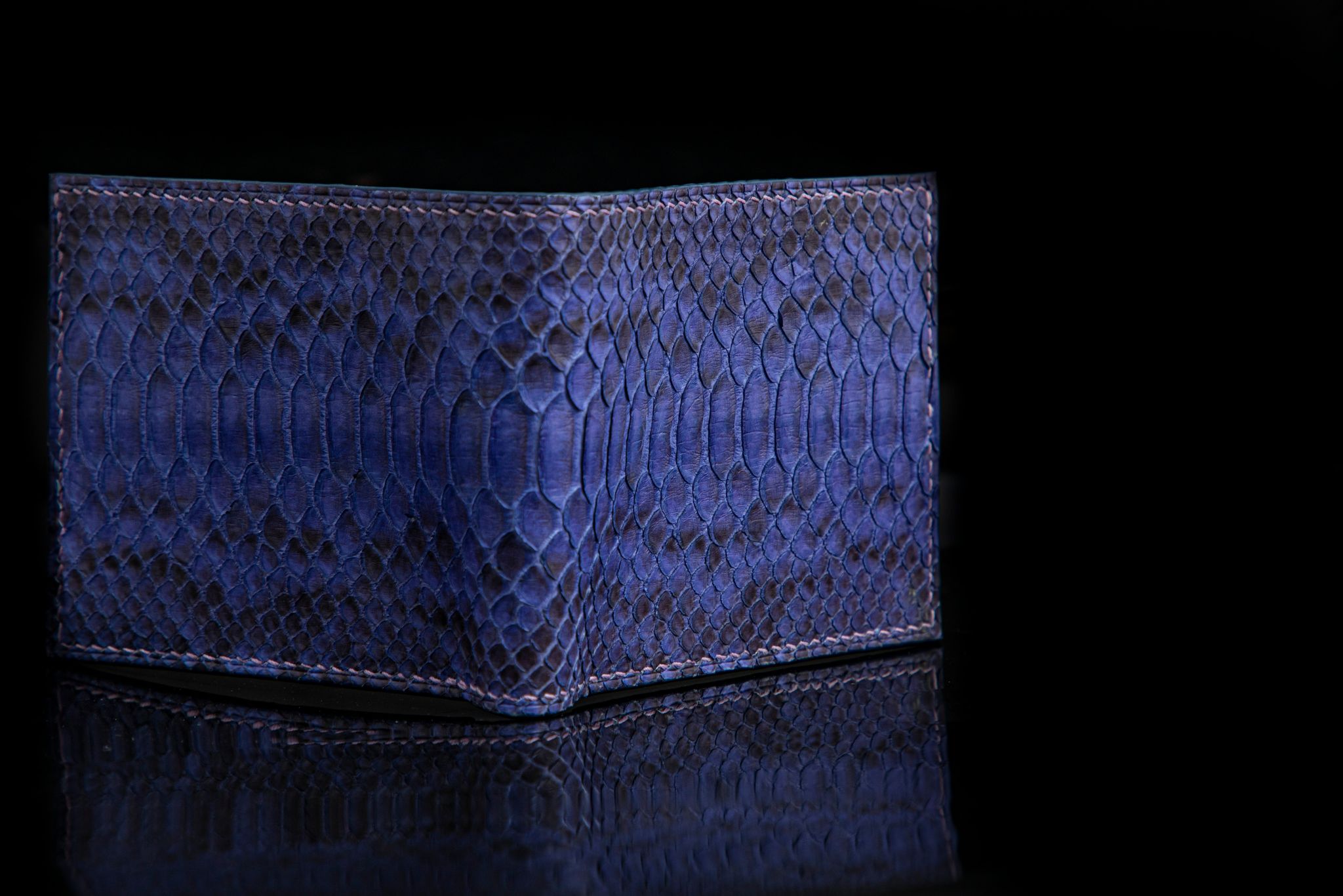PURPLE PYTHON LEATHER WALLET