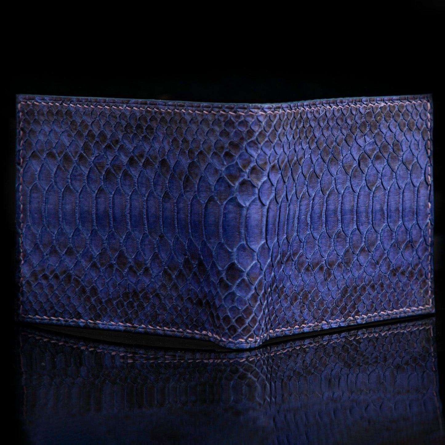 PURPLE PYTHON LEATHER WALLET