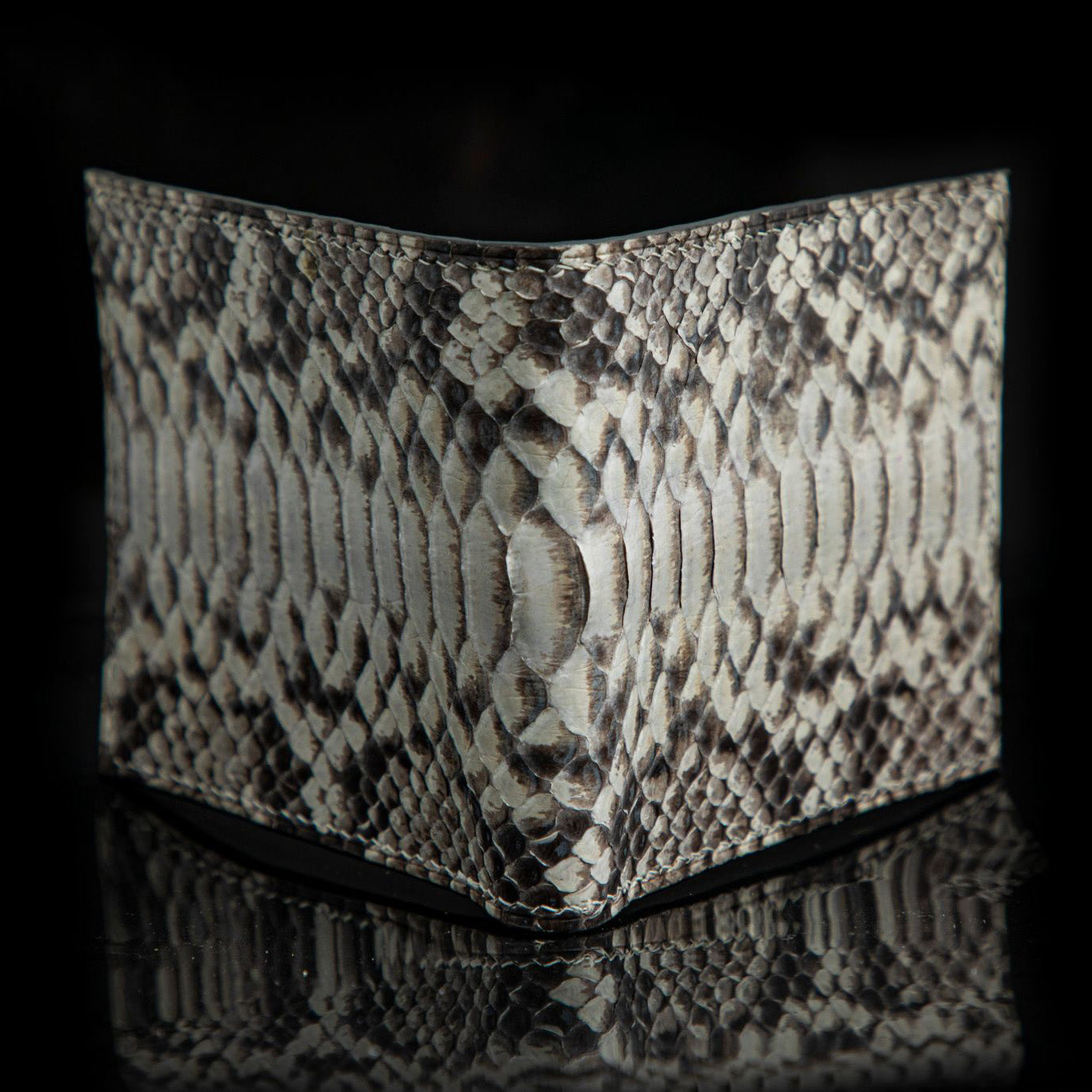 WHITE PYTHON LEATHER WALLET