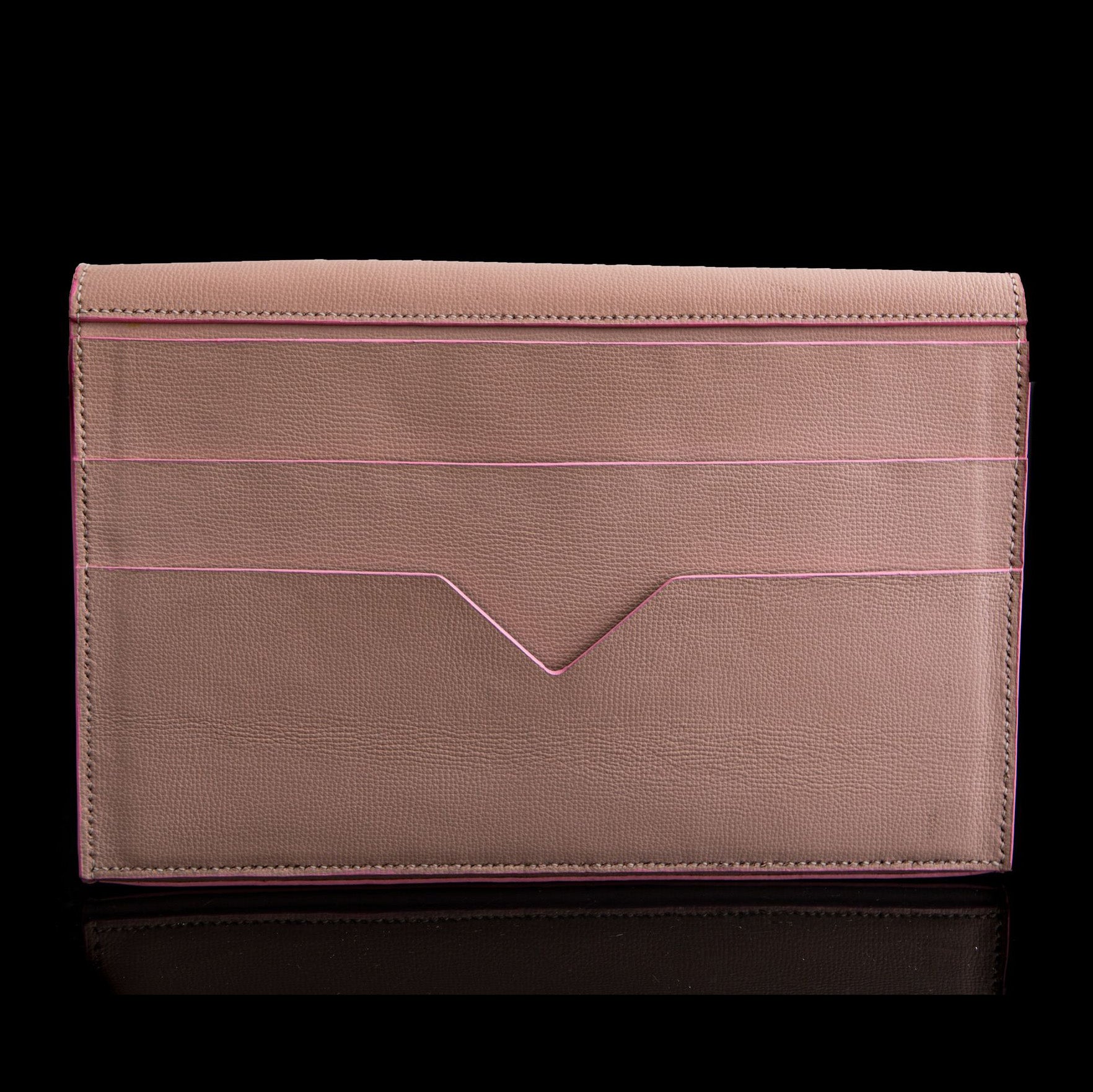 PINK HANDMADE GENUINE CALF LAPTOP SLEEVE