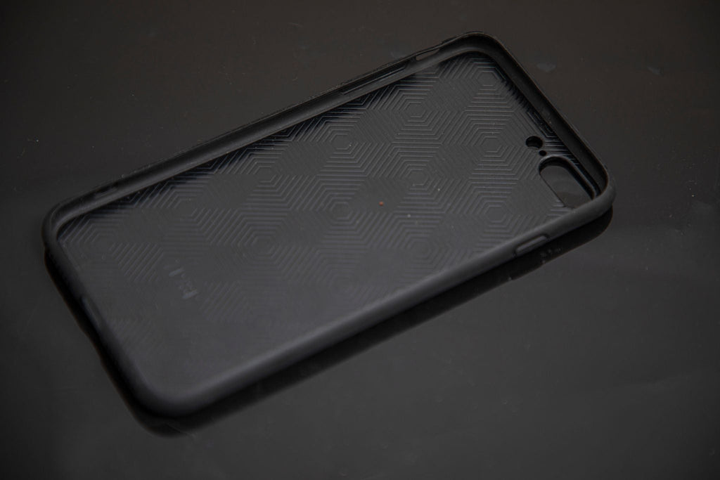 BLACK PYTHON LEATHER PHONE CASE