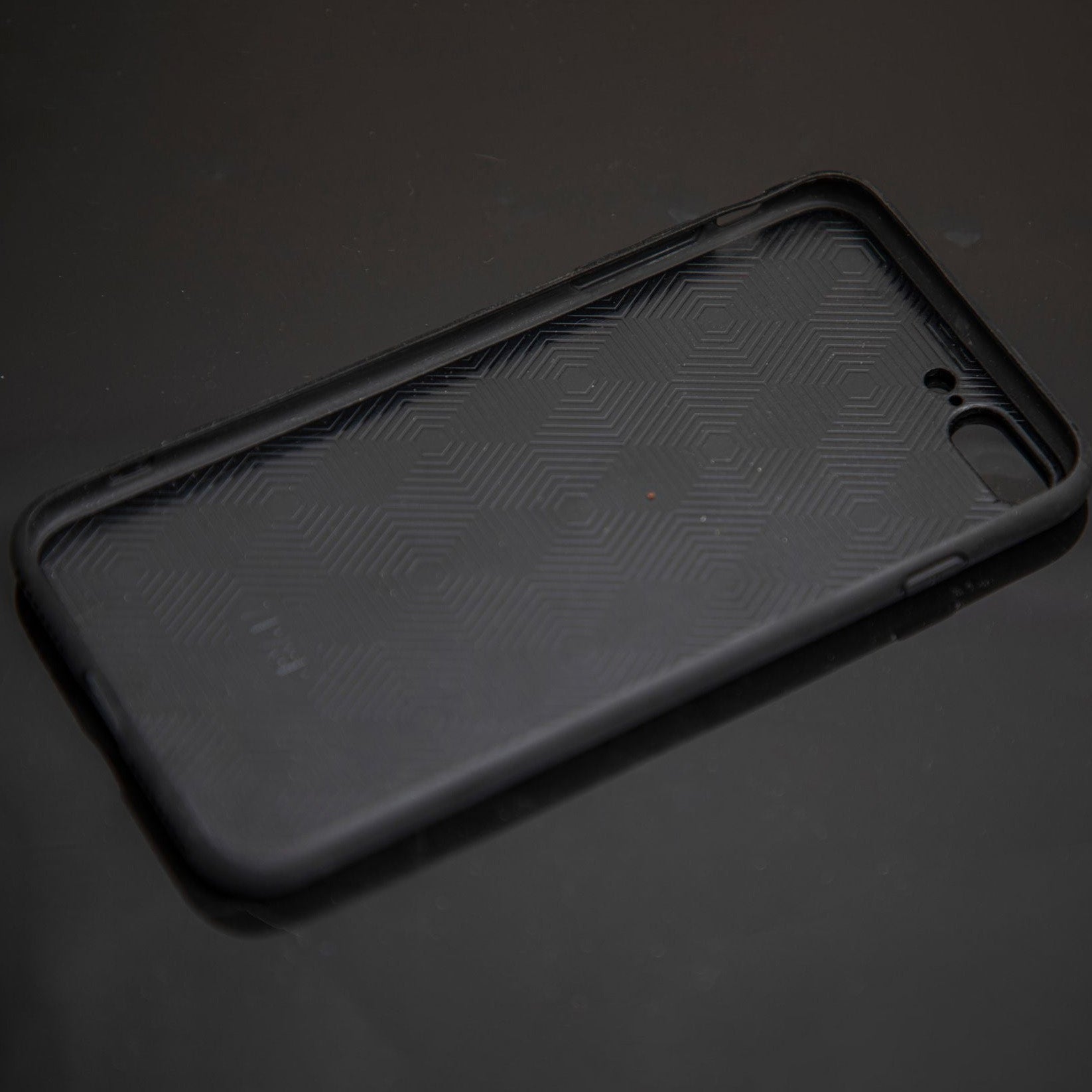 BLACK PYTHON LEATHER PHONE CASE
