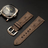 BROWN OSTRICH LEATHER STRAP